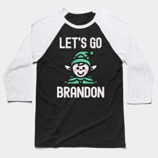 Let's Go Brandon - The Christmas Elf Baseball T-Shirt